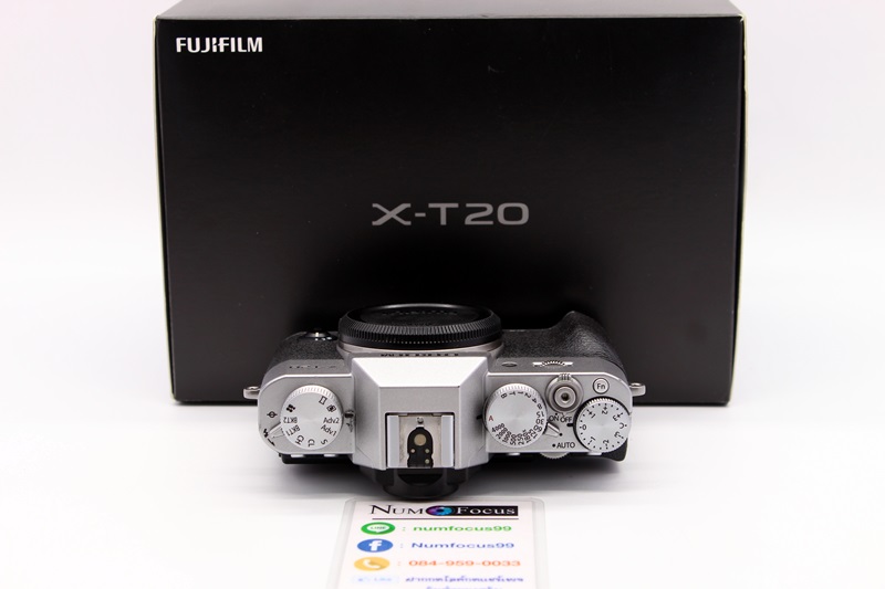 บอดี้ Fuji XT-20 สีดำ-เงิน เมนูภาษาไทย สภาพสวย อุปกรณ์ยกกล่อง